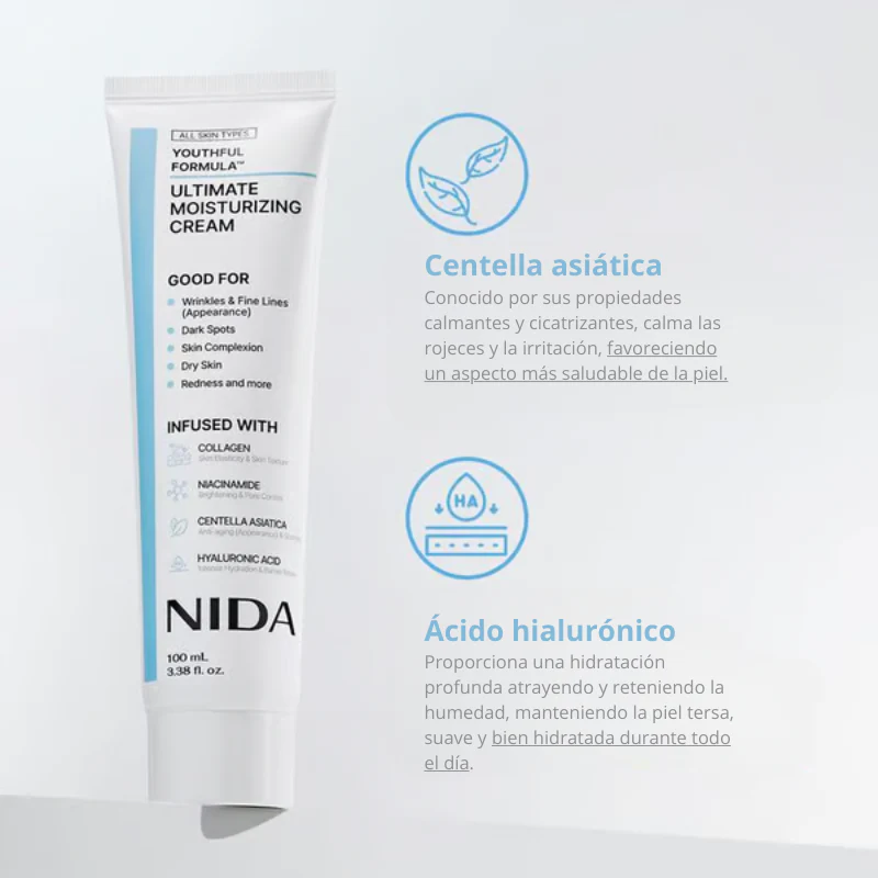 Crema NIDA – Hidratación y Suavidad desde la Primera Aplicación