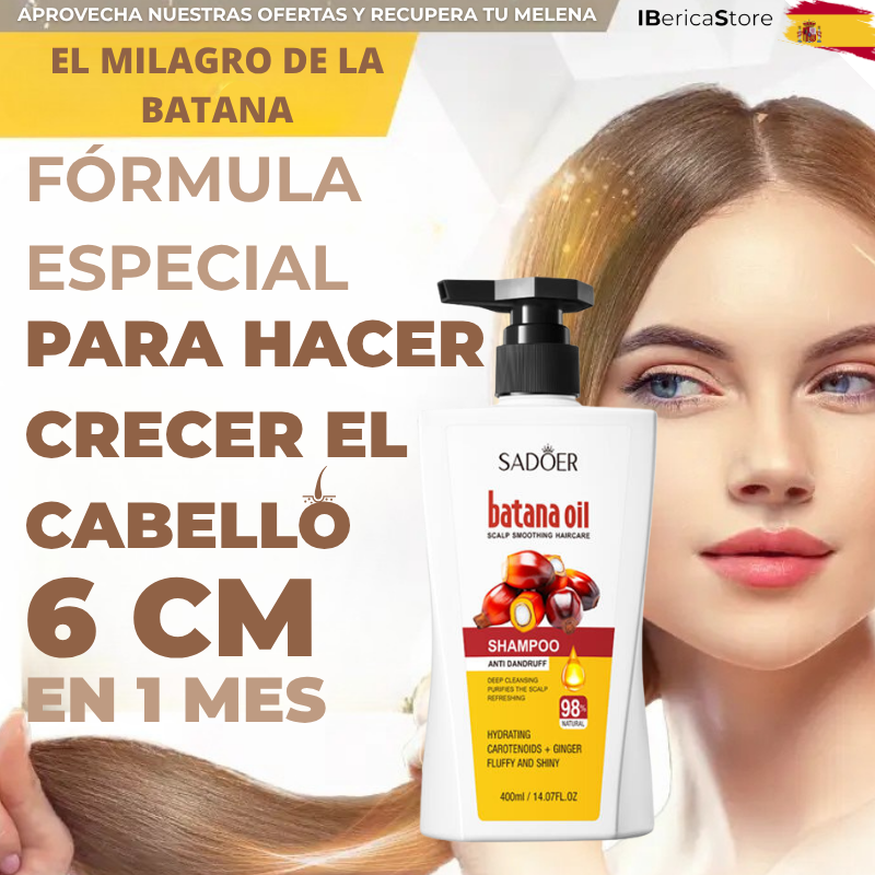 Champú de Batana – Formula Especial para Crecimiento y Nutrición del Cabello (400ML)