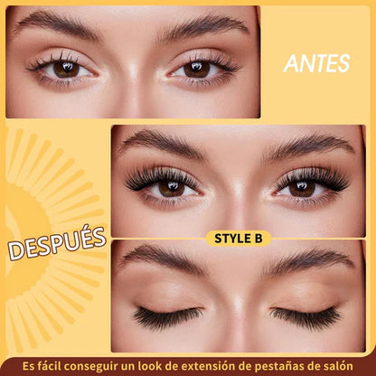 Kit de Pestañas Magnéticas - Volumen y Mirada Intensa