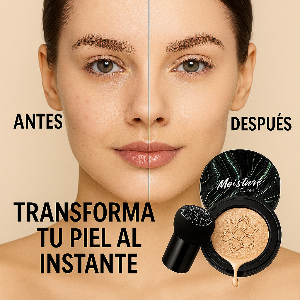 Base de Maquillaje GlowSkin™ + BROCHA DE REGALO