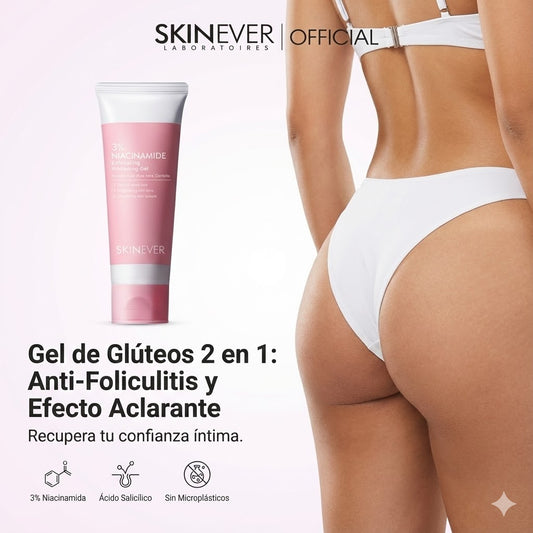 DermaClear - Gel de Glúteos 2 en 1: Anti-Foliculitis y Efecto Aclarante
