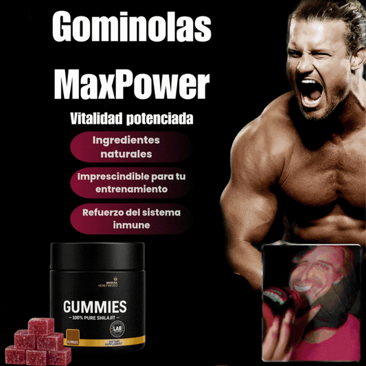 Gominolas MaxPower - Más energía, más resistencia, más placer