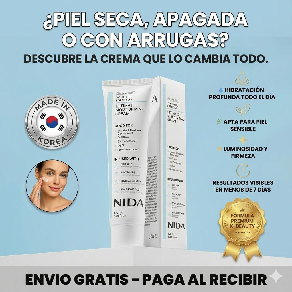 Crema NIDA – Hidratación y Suavidad desde la Primera Aplicación