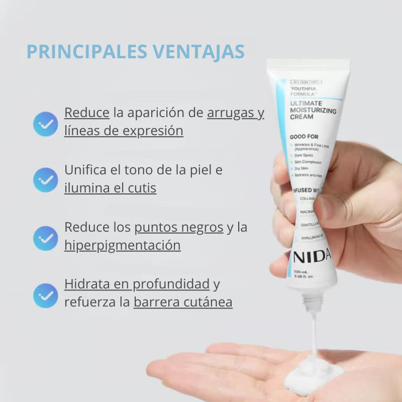 Crema NIDA – Hidratación y Suavidad desde la Primera Aplicación