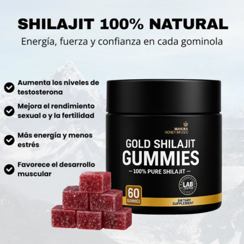 Gomitas de Shilajit Gold