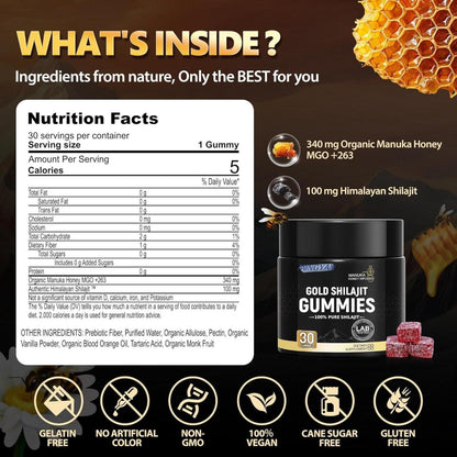 Gomitas de Shilajit Gold